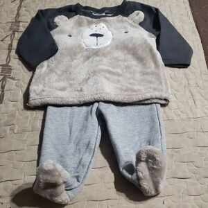 Adorable Bear Fleece Baby Outfit